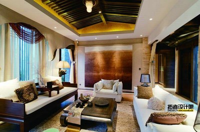 中式意蘊(yùn)與現(xiàn)代美學(xué)的完美融合 中國會館C型樣板間室內(nèi)外裝飾工程解析